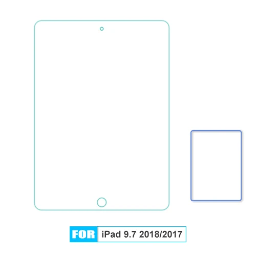 9.7 2018 2017 Закаленное стекло Nillkin H+ для iPad Air /Pro 10,5 /Mini /Mini 4/9. 7/Pro 11/Pro 12,9() Защитная пленка для экрана 9H - Цвет: 9.7 2018 2017