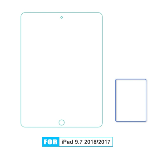 Закаленное стекло Nillkin H+ для iPad Air /Pro 10,5 /Mini /Mini 4/9. 7/Pro 11/Pro 12,9() Защитная пленка для экрана 9H - Цвет: 9.7 2018 2017