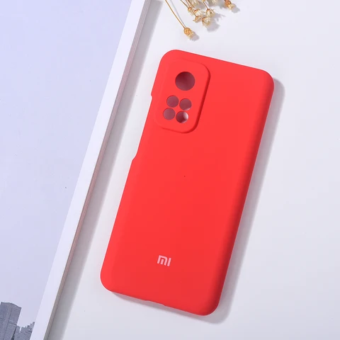Style Lens Protection Case Liquid Silicone Soft Touch Shockproof Shell Original For Xiaomi Mi 10T Pro 10 T 10t 5G With Logo