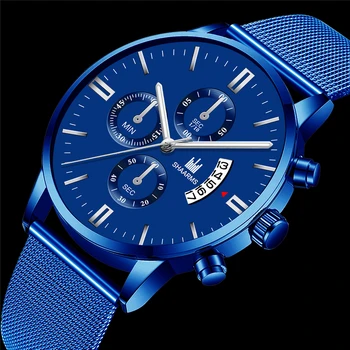 

Men Watch 2020 relogio masculino Black Watch men Luxury Mesh Band Quartz Wristwatch reloj hombre Fashion Watches