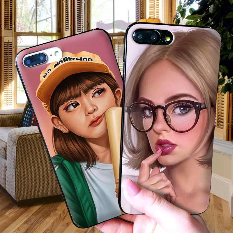 Мягкий силиконовый чехол из ТПУ для Xiaomi Redmi Pro красивая девушка 6 7 Note 4X 5A 16G 32G GO 7A | Чехлы-накладки -4000149706779