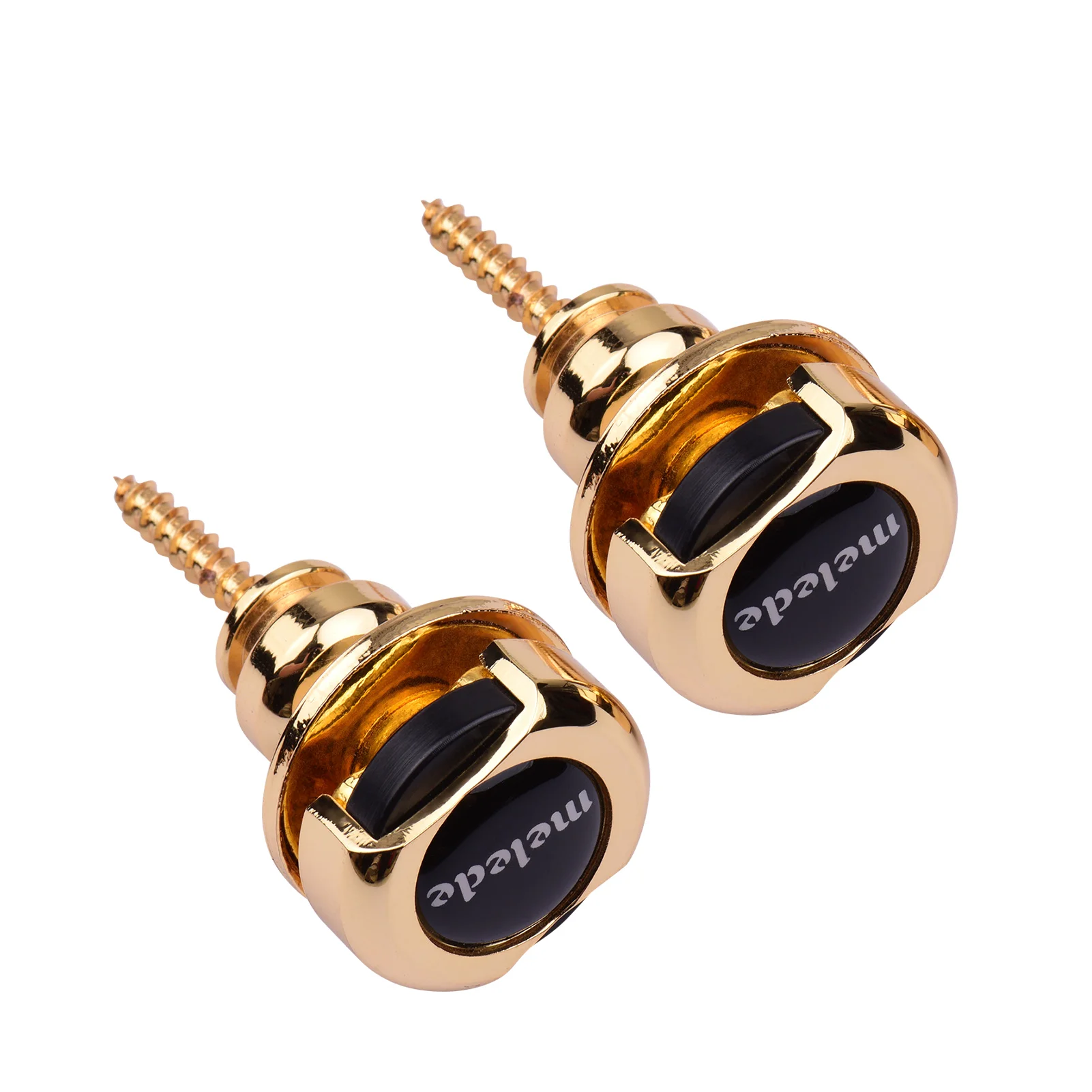 2pcs Guitar Strap Locks Metal Security Quick Release Strap Buttons