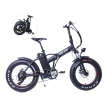 2" CMSTD-20PZ складной электрический велосипед 500W fat tire