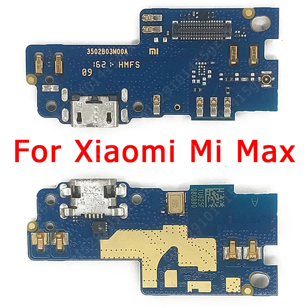 Оригинальная плата для зарядки Xiaomi Mi Max USB разъем PCB док гибкий кабель запасные