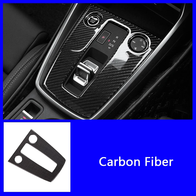 Adesivo In Fibra Di Carbonio Per Console Centrale E Pannello Cambio, Compatibile Con Audi A3 8Y S3 2021-2025, Carbon Black, RHD