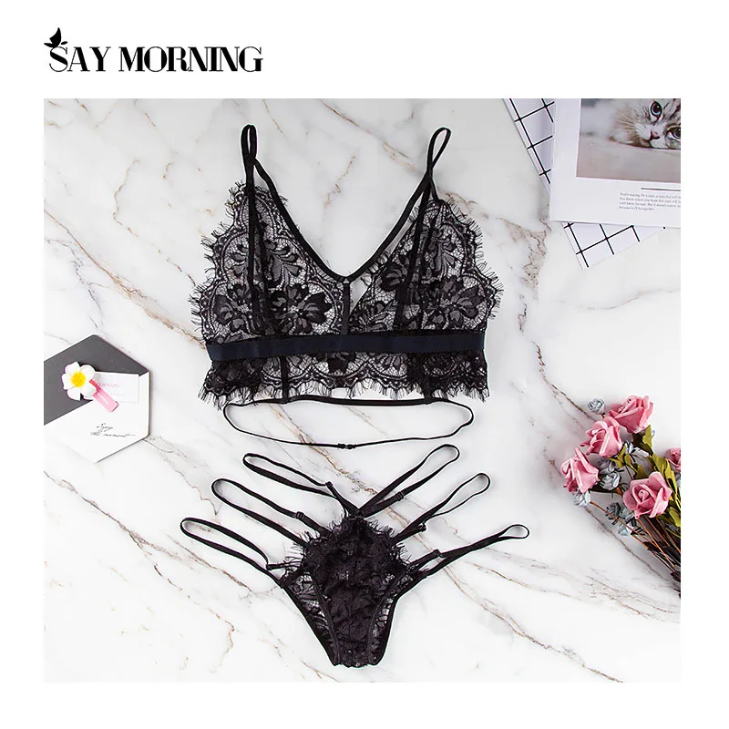 SAY MORNING новинка 2020 сексуальные комплекты нижнего белья кружевные ультратонкие