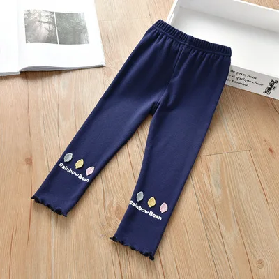 VIDMID Cute Rabbit Printed Girls Pants Winter Warm trousers Kids Baby Warm long pants clothing 2-6 years children pants 7071 28