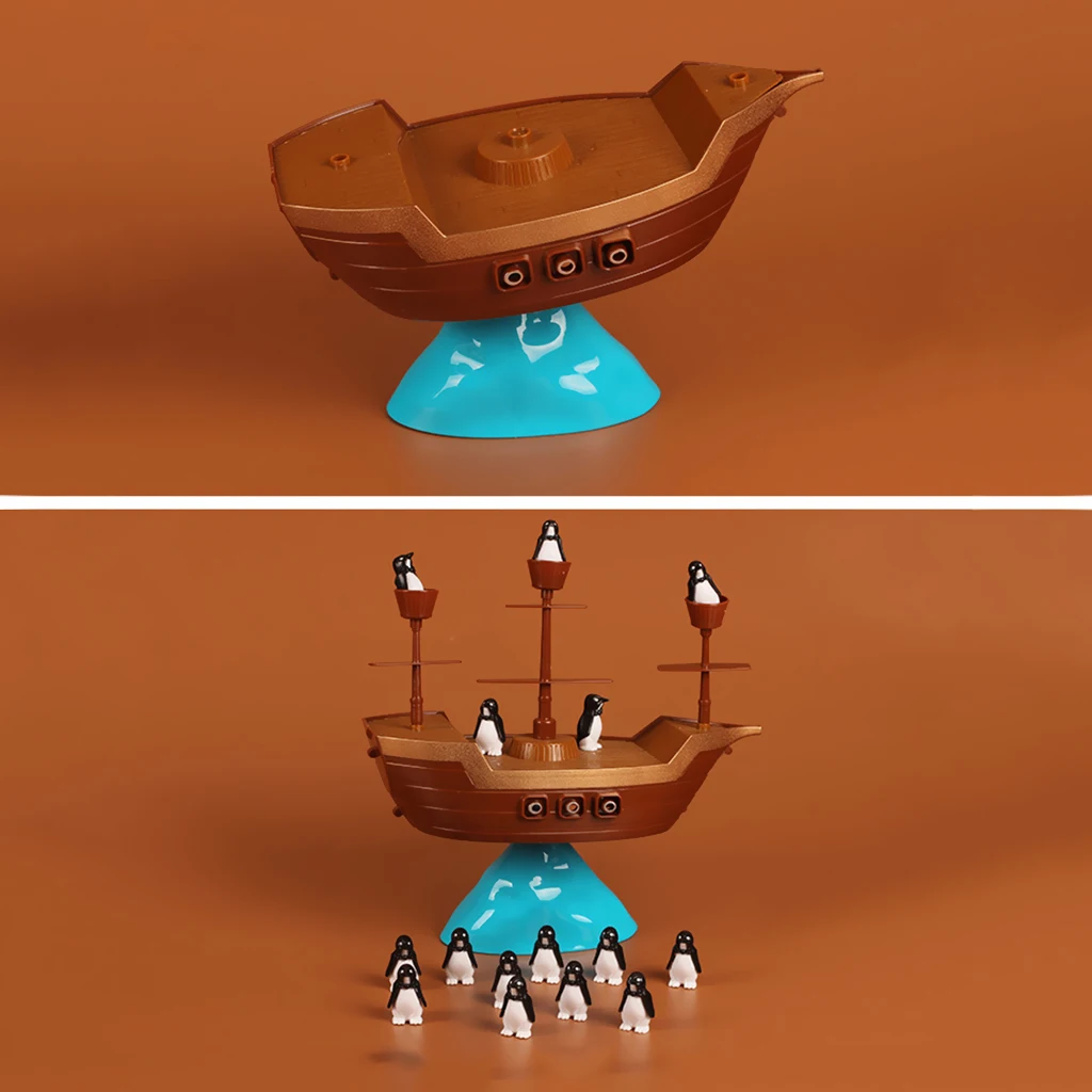 Kids Board Game Toys Penguin Pirate Boat Indoor Family / Party | Спорт и развлечения