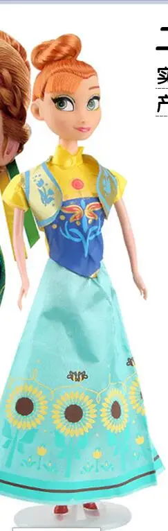 Замороженные стилей высокого качества Boneca 32 см Кукла Эльза Игрушки для девочек Fever 2 принцесса Анна и Кукла Эльза s Одежда для кукол детей - Цвет: 32cm 4