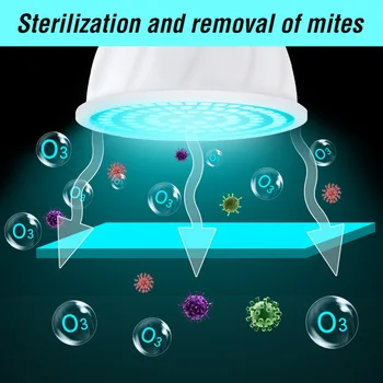 安い E27 Led殺菌ランプE14 Esterilizador Uvライト220v殺菌uvc Led電球MR16消毒ledライトGU10オゾンランプB22