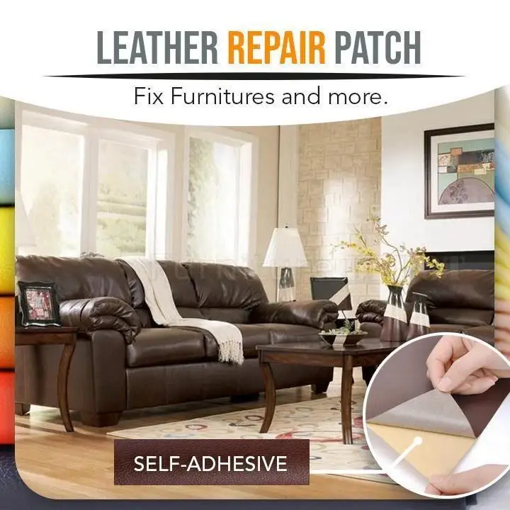 ONine Leather Repair Patches Self Adhesive Couch Patch Multicolor