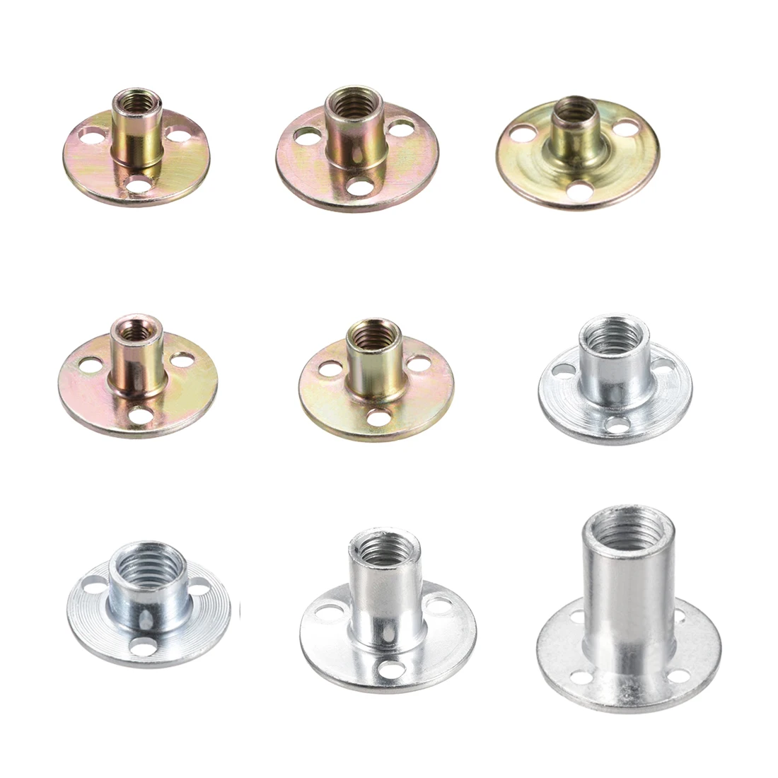 Uxcell 1 15 шт 1/4 &quotx25x1.2mm M12x40x2.5mm M20x50x3mm гайка с отверстием для Брэда из углеродистой