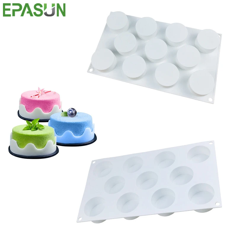 

11 Hole Round Silicone Cupcake Mold Silicon Cake Christmas Dessert Fondant Form Dessert Chocolate Decorating Pastry Tool