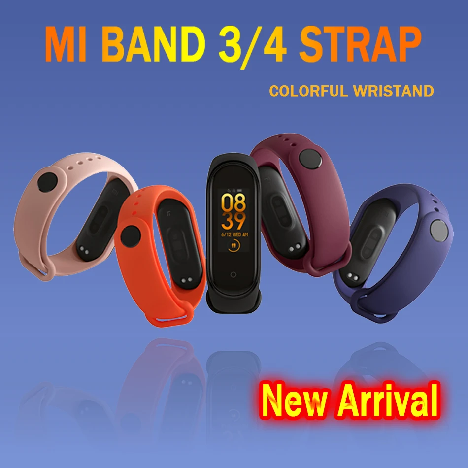 Защитный ремешок на запястье для браслета Xiaomi Mi Band 3 4 силиконовый браслет Miband NFC