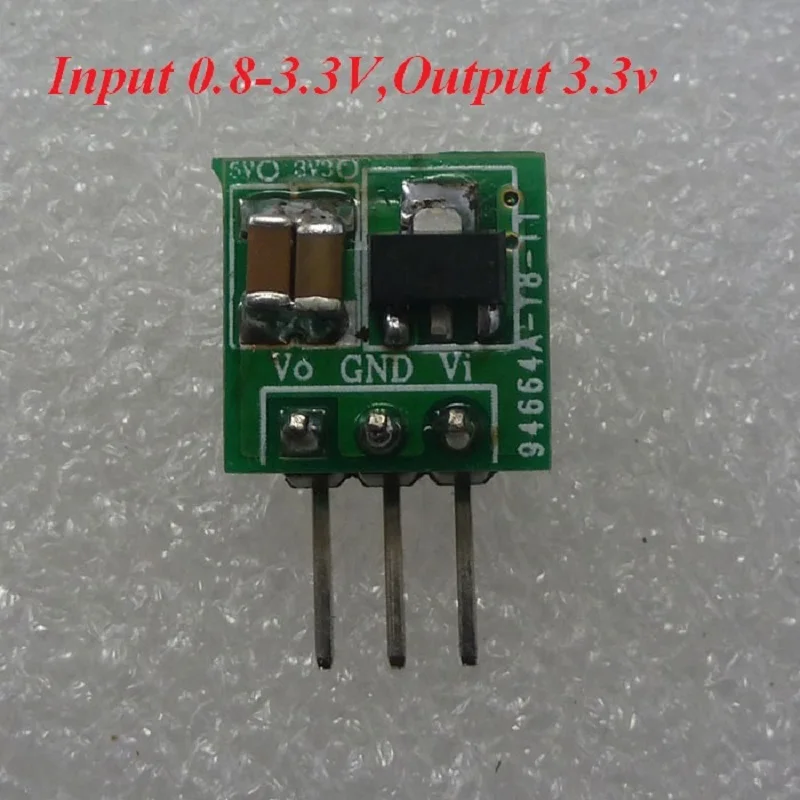 

CE012 2pcs mini DC-DC Converter 1V 1.3V 1.5V 1.8V 2.5V 3V to DC 3.3V Step-UP Boost Power Supply Module For Breadboard UNO DUE