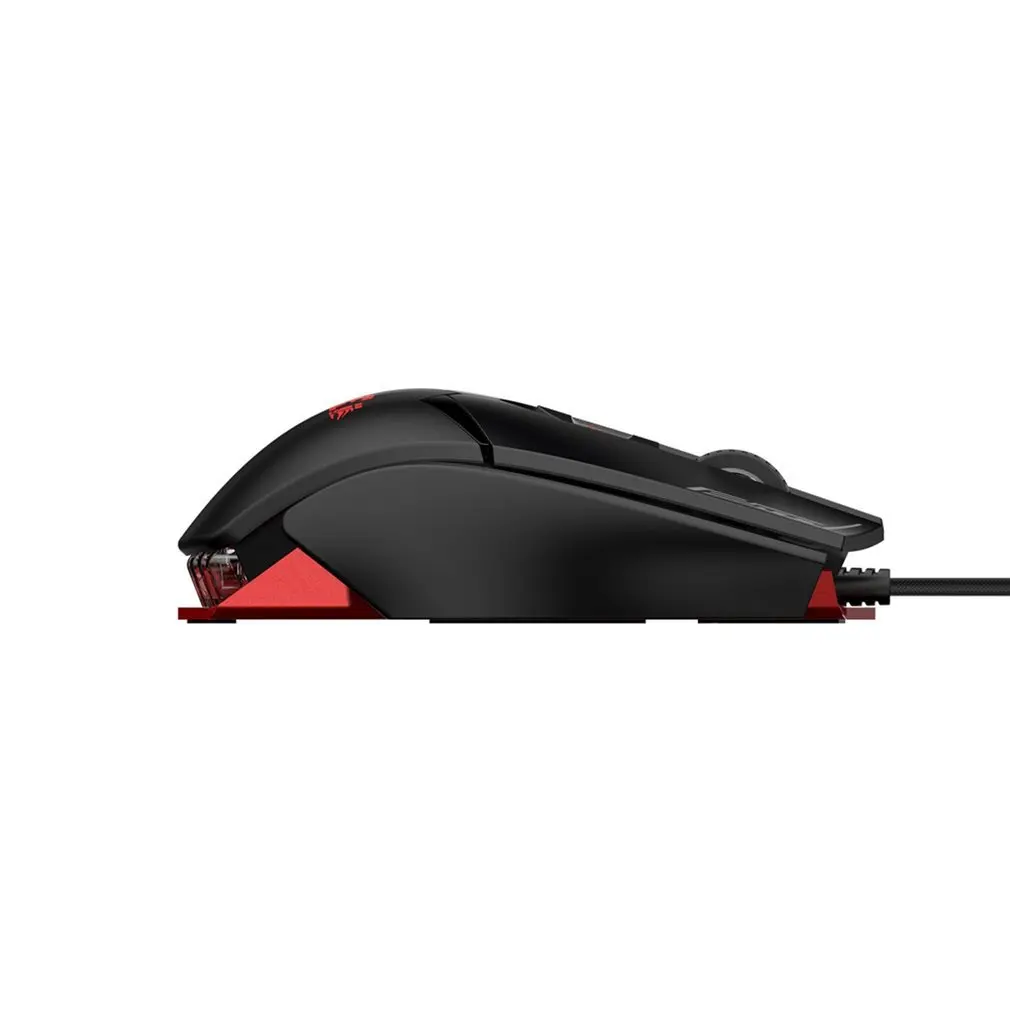 M01 программируемая оптическая игровая мышь с 12000 dpi и RGB светодиодный подсветка 7 клавиш проводная USB мышь для ПК настольный компьютер