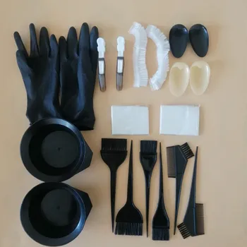 

Hair Dyeing Brush Gloves With Baked Oil Hair Stylist's Special Accessories For Hairdresser's Training Hair Dyeing Bowl