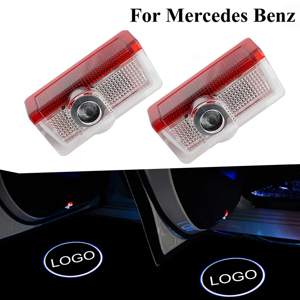 

Car Led Door Light For Mercedes Benz W212 E300 4MATIC ML300 E A B C M Class Auto Logo Welcome Lights Laser Projector Shadow Lamp