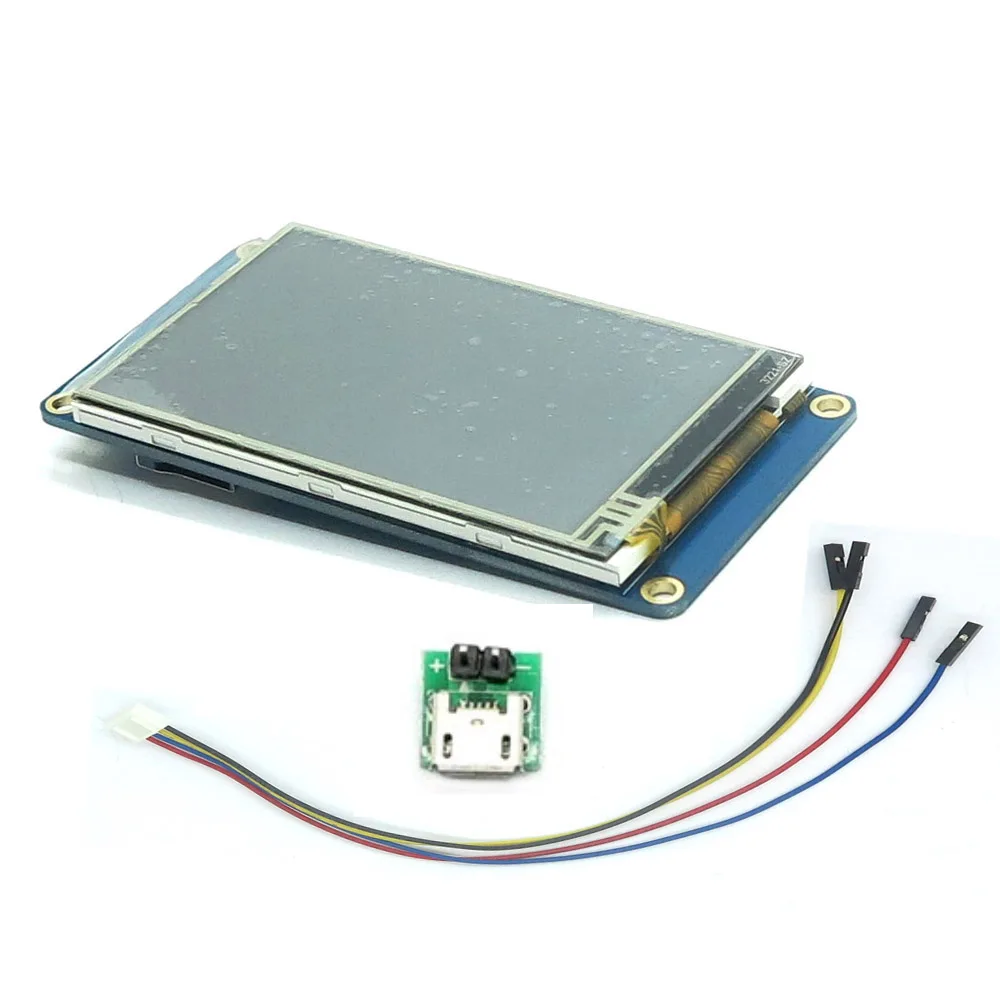 Nextion Basic NX4832T035 3,5 ''UART HMI умный ЖК-модуль дисплей с прозрачный акриловый корпус для Arduino Raspberry Pi ESP8266