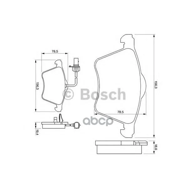 Тормозные Колодки 0986424780 Bosch арт. 0986424780
