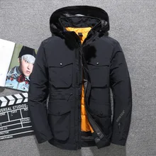 High Quality Warm Men Down Jacket Loose Winter Coat Mens Casual Outwear Thicken Long Jackets Clothing Quality Coats