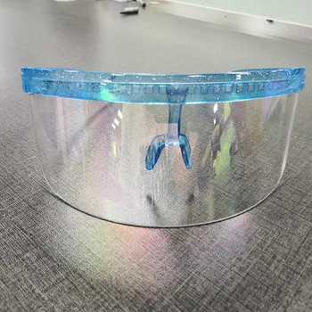 

Anti-fog Full Face Protect Prevent Oil Splash Protective Face Shield Clear Visor Flip Up Transparent Mask Anti Splash Full Cover