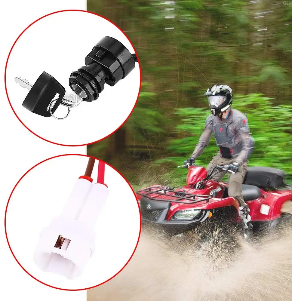 2 Pin мотоциклетное зажигание квадроцикла ключ переключатель для Yamaha YFM 350 бруин 660R