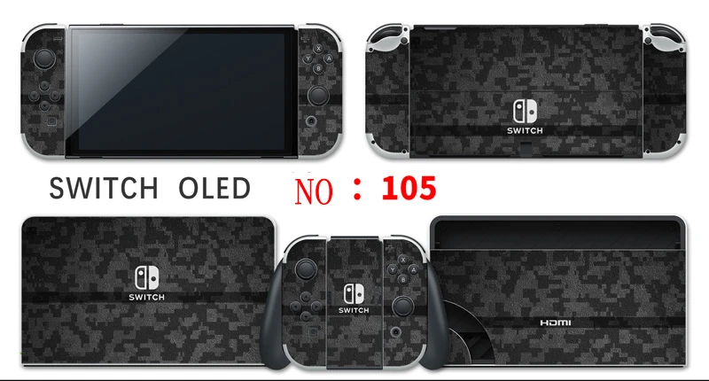 Pure Purple Color Nintendo Switch Skin Sticker for Nintendo Switch OLED Console and Joy-Con Controller