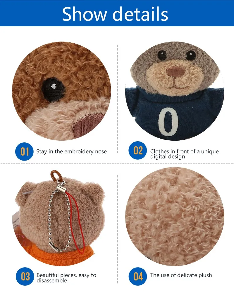 Мягкие животные Kawaii игрушки плюшевый мишка/нано кукла медведь PP Хлопок рождественские подарки для детей игрушка подушка медведь CC50MR
