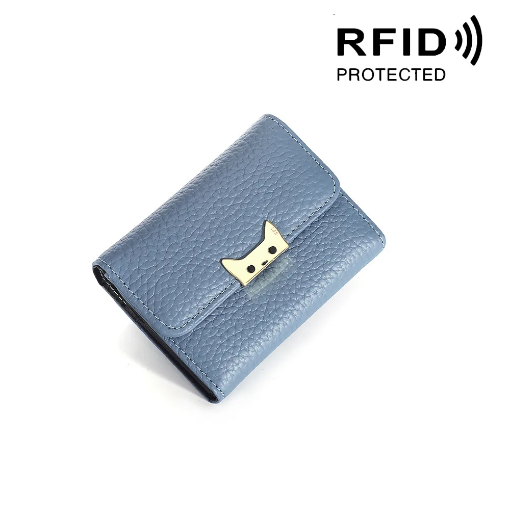 

Card Bag Organ Rfid Antimagnetic Lovely Multi-Function Lady Card Position Anti-Theft Swiping Card Set Certificate Bag