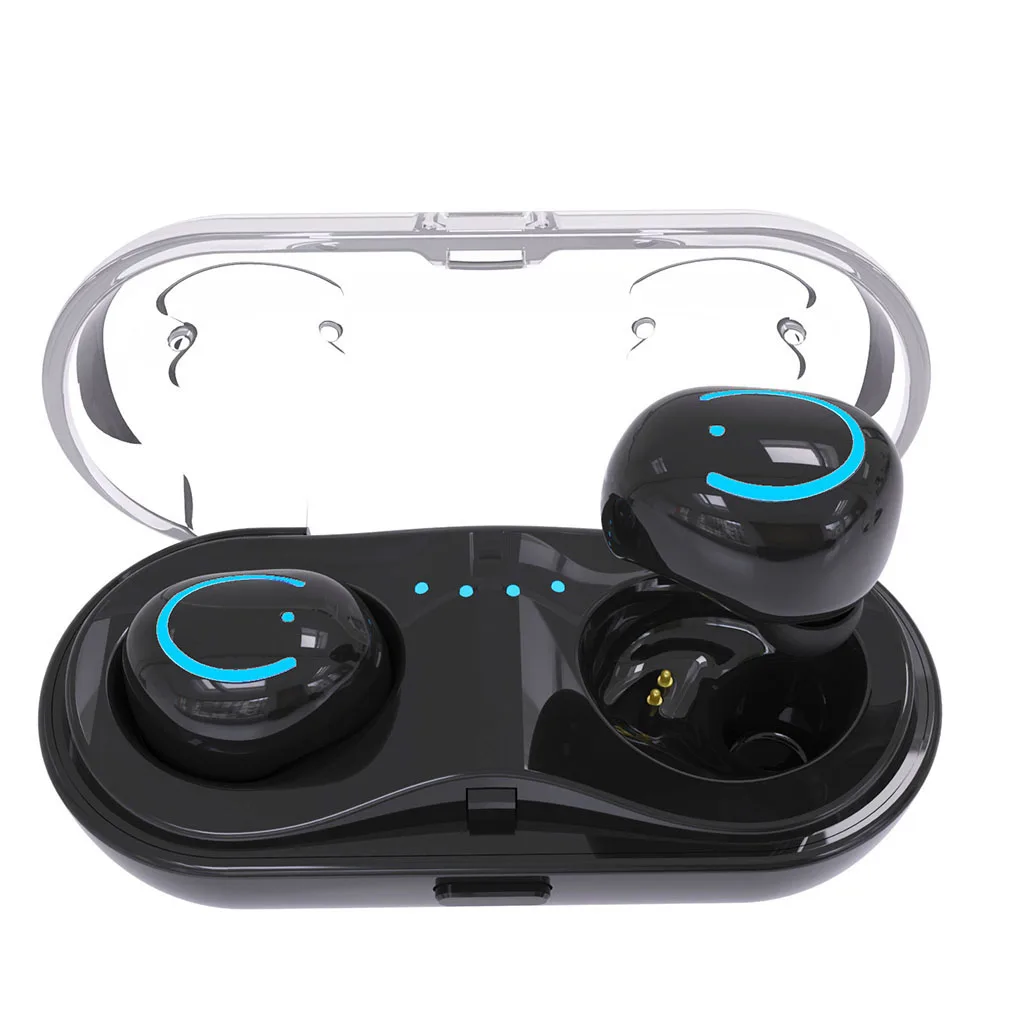 NO.1 Мини Bluetooth 4,2 EDR наушники гарнитура беспроводной Вызов Answearing спортивные наушники зарядный чехол - Цвет: NO.1