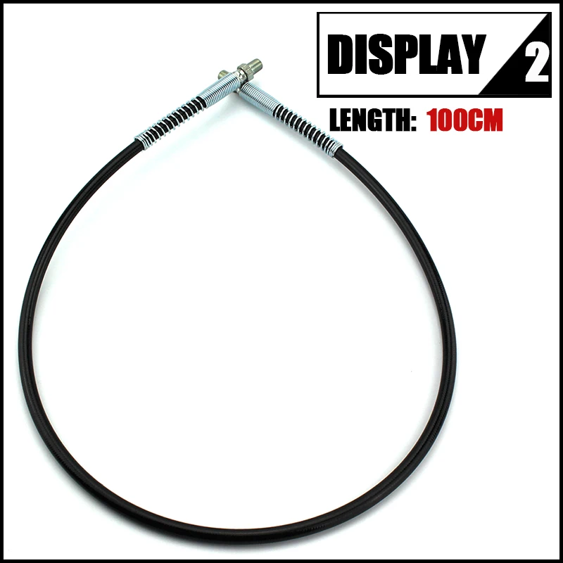 Пейнтбол PCP высокое давление шланг 1/8NPT x наружная резьба 6000psi 100 см длинное