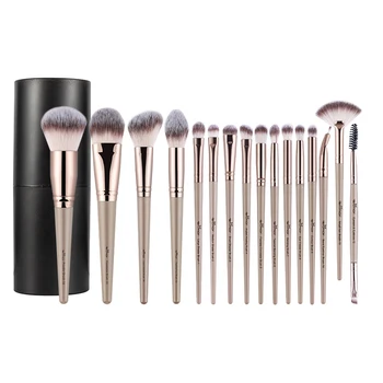 

Anmor Professional Makeup Brushes Set With Bag Eyeshadow Foundation Powder Eyeliner Eyelash Lip Make Up Brush With Cylinder