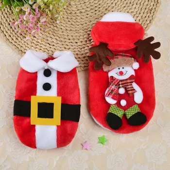 

Christmas Dog Clothes Winter Costume Thickened Cute Sweaters Puppy Warm Clothing