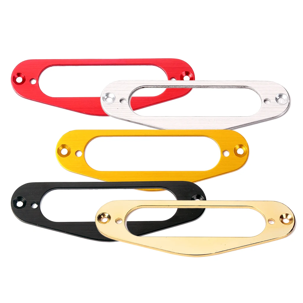 1 Pc Metal Single Coil Neck Pickup Surround Mounting Ring for ST Style Electric Guitar guitar pick | Спорт и развлечения