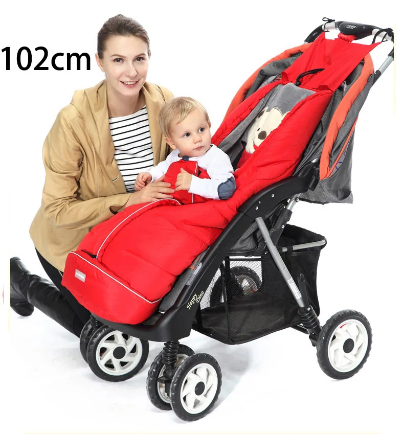 Beer Newborn Sleeping Bag Baby Sleeping Bag for Children Baby Envelope for Newborns Envelope In A Stroller Footmuff for Stroller - Цвет: Red-102cm