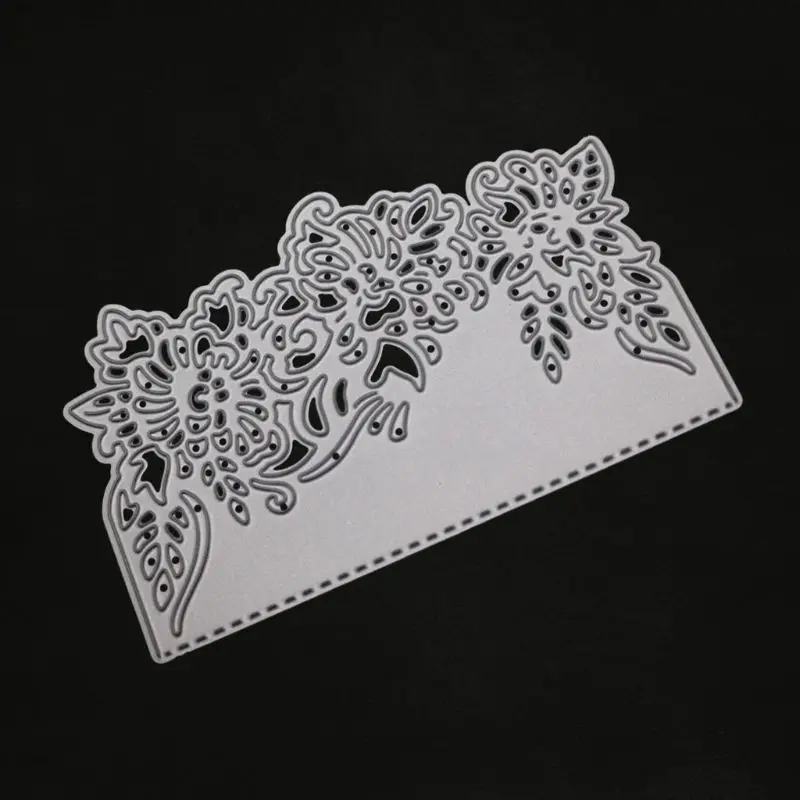 

2020 New Flower Invitation Metal Cutting Dies Stencil Scrapbooking DIY Album Stamp Paper