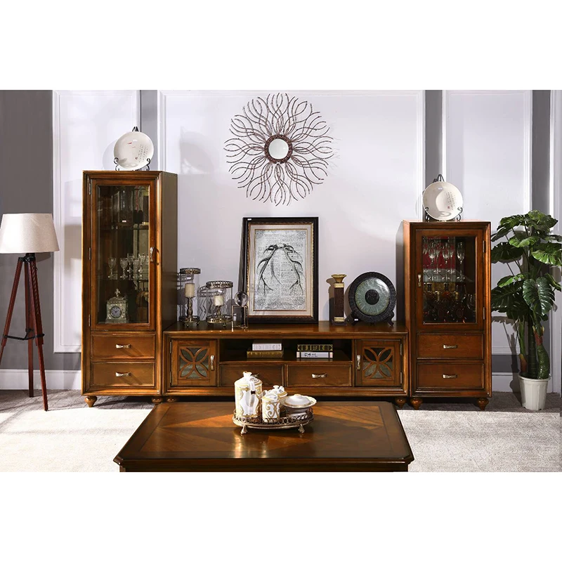TV Cabinet Простая настенная стойка для телевизора, деревянный шкаф для телевизора, современный дешевый шкаф для телевизора WA674 - Цвет: TV Cabinet