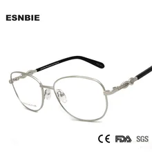 Модные Женские оправы для очков со стразами элегантная оптическая оправа из металла женские очки сплав близорукость очки для пресбиопии