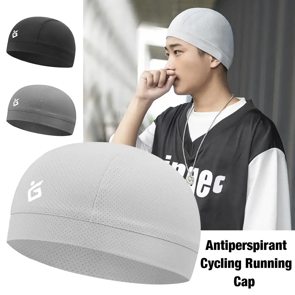 Summer Outdoor Unisex Cool Like Watermelon Beanies Cap Elasticity Breathable Quick Dry Absorb Sweat Light ICE Head Hat Men W110 breathable hats