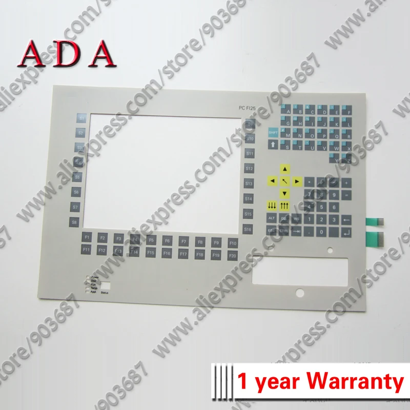 Мембранная клавиатура переключатель для 6ES7645-1DK40-0AE0 6ES7645-0BA10-0AA0 6ES7642-2AA00 PC FI25 промышленная мембранная клавиатура