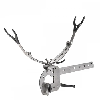 

Fish Rod Holder Stainless Steel Stand Adjustable Fishing Rods Holder Telescoping Fishing Tool Hand Rod Brackets