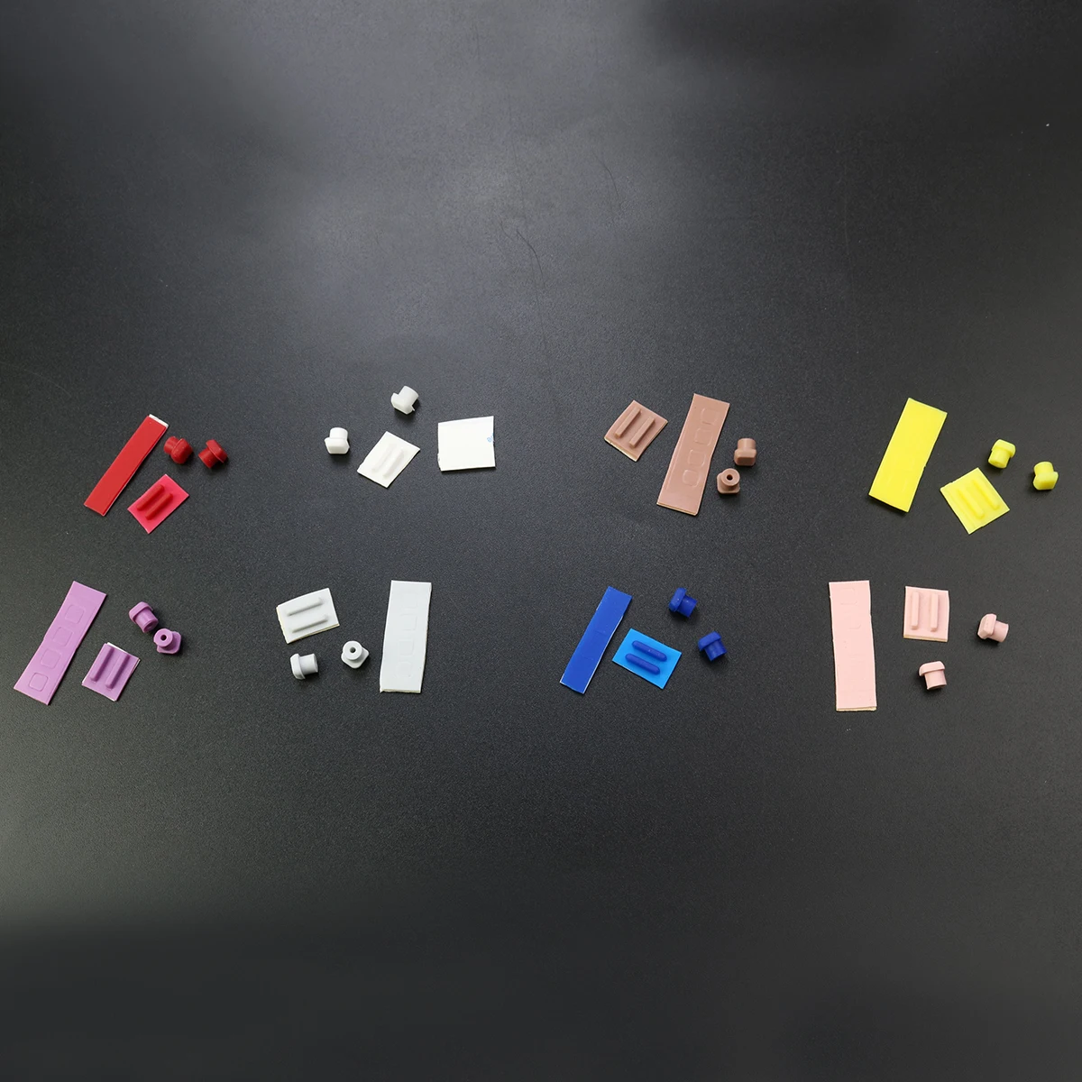 YuXi 8 Color Optional Screw Feet Cover for Nintend DS Lite for NDSL Game Console Screw Feet Cover Rubber Pad