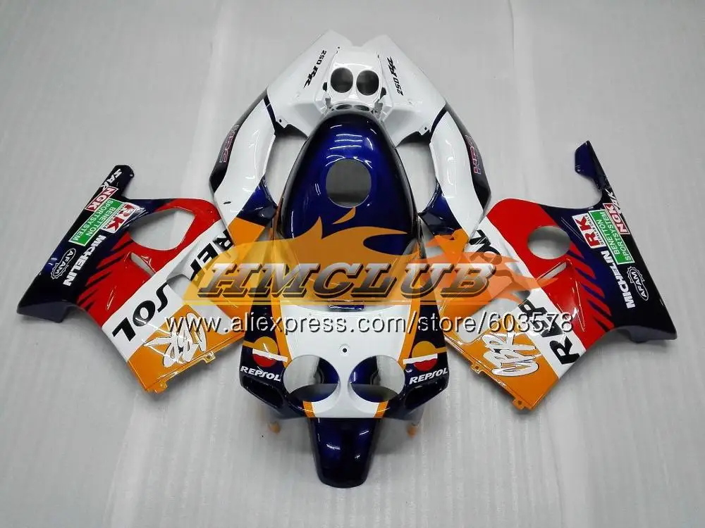 Injection For HONDA CBR 250RR CBR250RR 1990 1999 95CL.36 MC22 CBR250 RR 90 91 92 93 94 95 96 97 98 99 OEM Fairings White Black - Цвет: No. 11