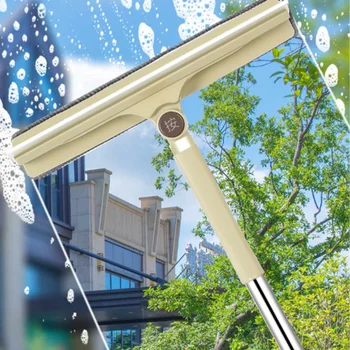 

Glass Window Telescopic Cleaner Long Handle Rotating Head Multi-Functional Household Cleaning Brushes With Cleaning Cloths