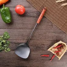 Длинная ручка суп ковш ложка Тернер настенный портативный Нержавеющая сталь антипригарная ручка Тернер/ковш кухонная посуда