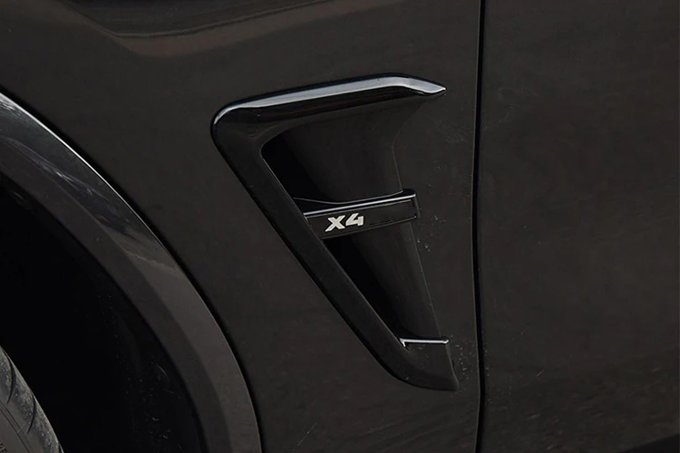 Car Front Fender,Thunder Edition Side Air Vent Cover Sticker,ABS,For BMW X3 G01 X4 G02 2018-2021,With M logo,Replacement Parts