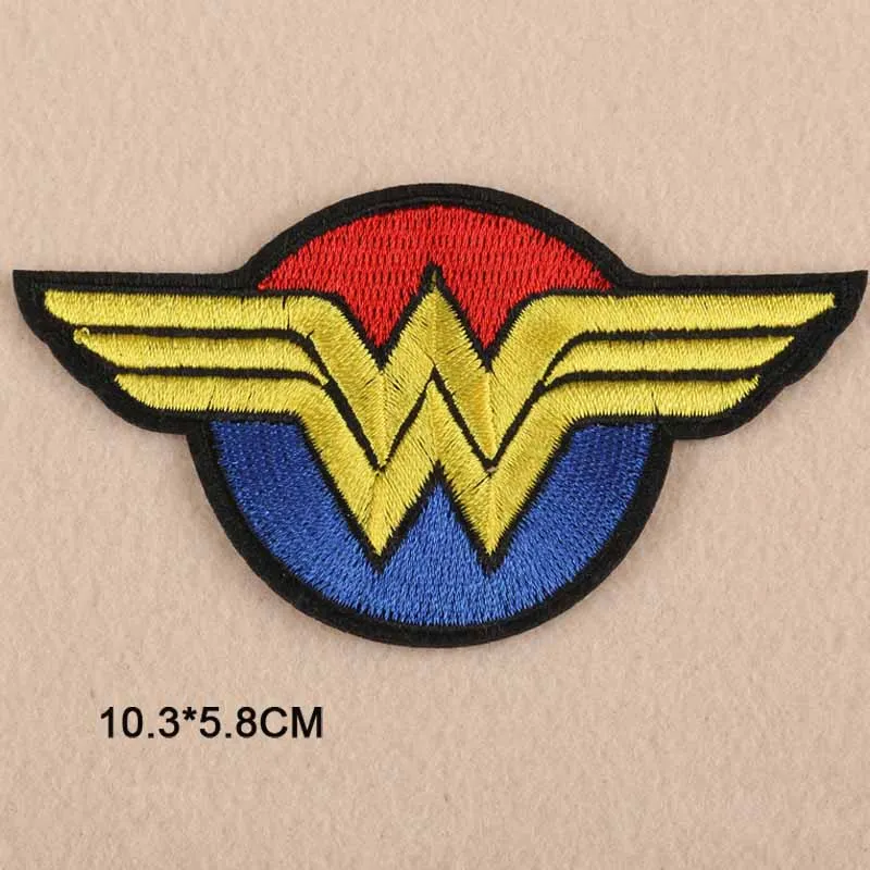 Bat W  Iron On Embroidered Clothes Patches For Clothing Stickers Garment Wholesale