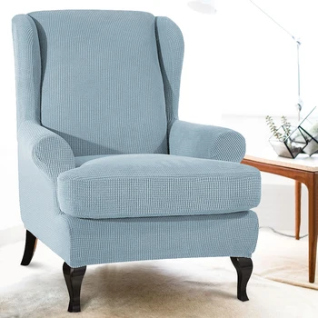 

1pc Plaid Elastic Chair Cover Chair Protector For Home Restaurant Hotel Office Armchair Seat Cover