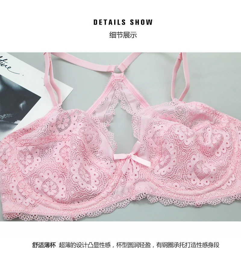 matching bra and panties DaiNaFang Fashion Lace Sexy Ultra-ThinThick Lingerie Push Up Underwear 75 80 85 90 95 100 BCDE Cup Bra Sets For Women white underwear set